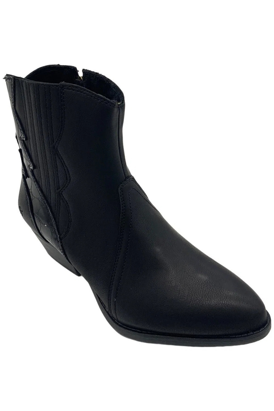 Blowfish Malibu Women's Spangle Boots Black Local Sheriff/Gator Dots - Medium